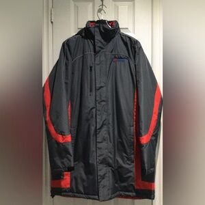 NWOT Commerce Energy Gray And Red Sporty Performace Winter Jacket